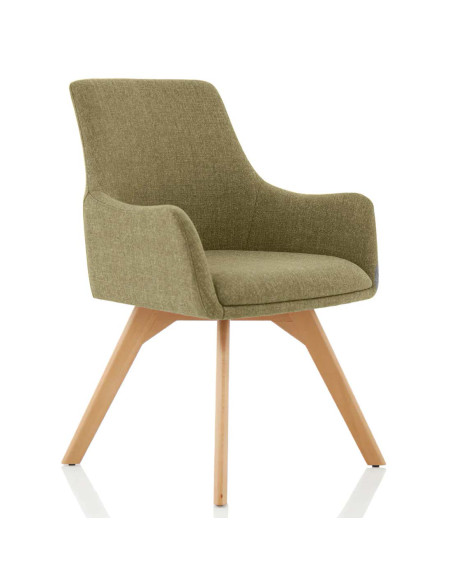 Carmen Bespoke Wire Fabric Wooden Leg Office Chair KCUP1947 - pic 32915 | FastDaddyshop