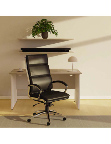 Classic Executive Office Chair High Back Black With Arms EX000007