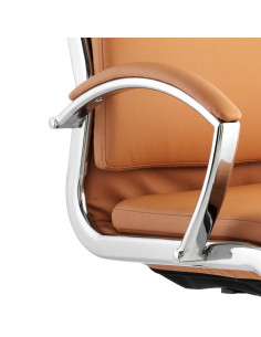 Classic Executive Office Chair Medium Back Tan With Arms EX000011 2