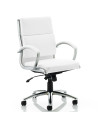 Classic Executive Office Chair Medium Back White With Arms EX000012