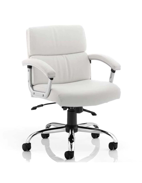 Desire Medium Executive Office Chair White With Arms EX000252 - pic 33027 | FastDaddyshop