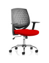 Dura Medium Back Office Chair Bespoke Colour Seat Bergamot Cherry KCUP0201