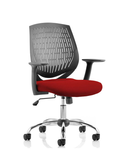 Dura Medium Back Office Chair Bespoke Colour Seat Ginseng Chilli KCUP0206 - pic 33053 | FastDaddyshop