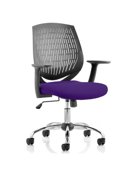 Dura Medium Back Office Chair Bespoke Colour Seat Tansy Purple KCUP0208 - pic 33061 | FastDaddyshop