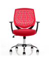 Dura Office Chair Red Back Bespoke Colour Seat Bergamot Cherry KCUP1696