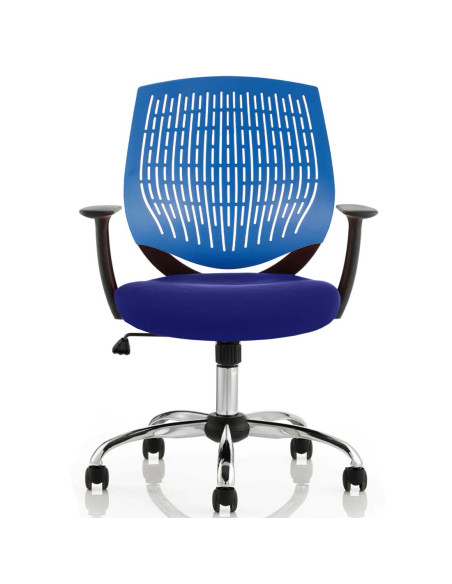 Dura Office Chair Blue Back Bespoke Colour Seat Stevia Blue KCUP1698 - pic 33073 | FastDaddyshop