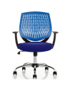 Dura Office Chair Blue Back Bespoke Colour Seat Stevia Blue KCUP1698