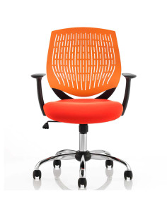 Dura Office Chair Orange Back Bespoke Colour Seat Tabasco Orange KCUP1699