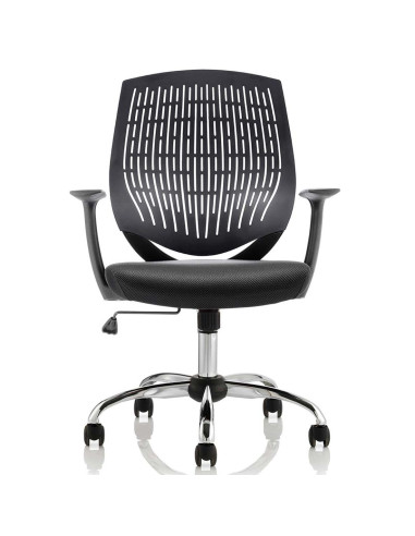 Dura Task Operator Medium Back Office Chair Black With Arms OP000014