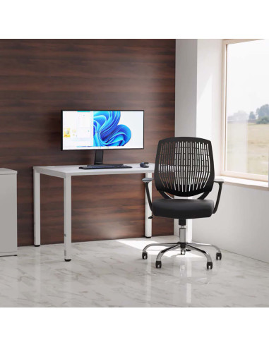 Dura Task Operator Medium Back Office Chair Black With Arms OP000014