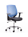 Dura Task Operator Medium Back Office Chair Blue With Arms OP000015
