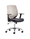 Dura Task Operator Medium Back Office Chair Grey With Arms OP000017