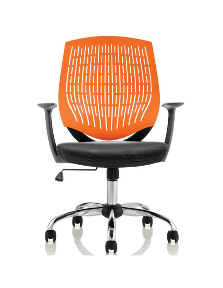 Dura Task Operator Medium Back Office Chair Orange With Arms OP000019 - pic 33136 | FastDaddyshop