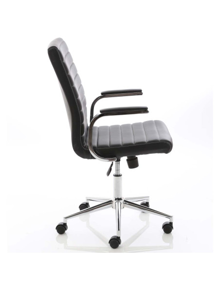 Ezra Medium Back Executive Black Leather Office Chair EX000188 - pic 33185 | FastDaddyshop