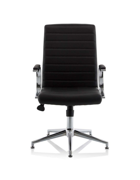 Ezra Executive Black Leather Office Chair With Glides KCUP1692 - pic 33221 | FastDaddyshop