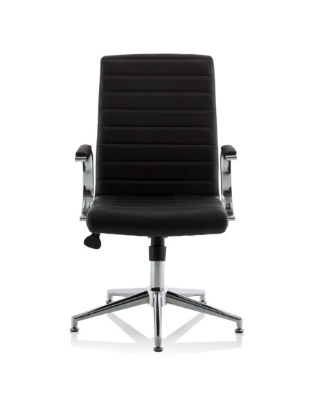 Ezra Executive Brown Leather Office Chair With Glides KCUP1693 - pic 33228 | FastDaddyshop