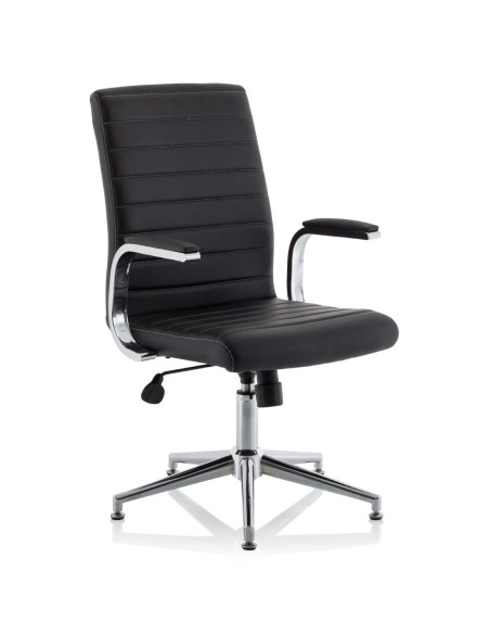 Ezra Executive Brown Leather Office Chair With Glides KCUP1693 - pic 33229 | FastDaddyshop