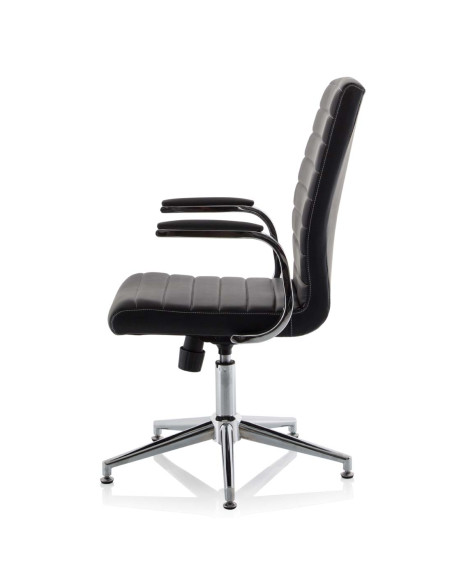 Ezra Executive Brown Leather Office Chair With Glides KCUP1693 - pic 33231 | FastDaddyshop