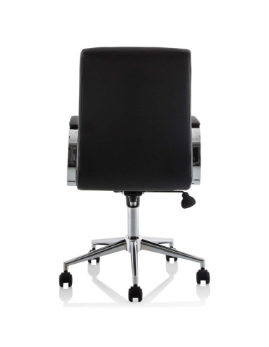 Ezra Executive Brown Leather Office Chair With Glides KCUP1693