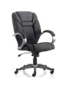 Galloway Executive Office Chair Black Fabric With Arms EX000030