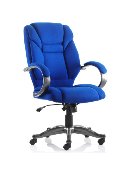 Galloway Executive Office Chair Blue Fabric With Arms EX000031 - pic 33262 | FastDaddyshop