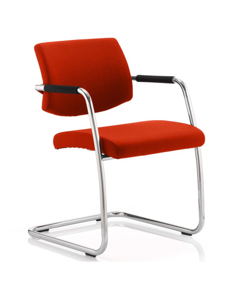 Havanna Visitor Office Chair Bespoke Colour Tabasco Orange KCUP0292 - pic 33288 | FastDaddyshop