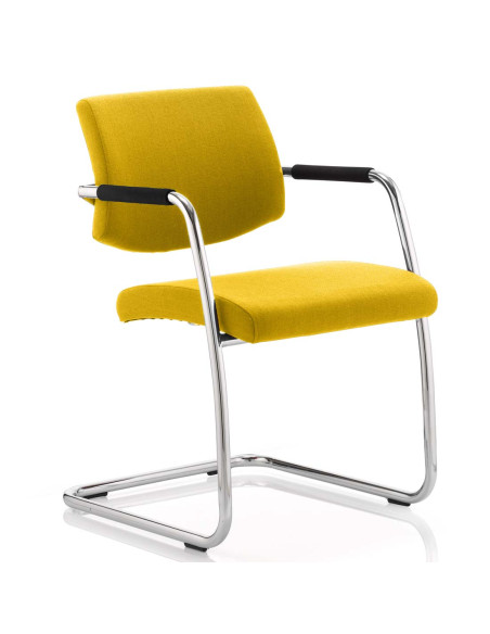 Havanna Visitor Office Chair Bespoke Colour Senna Yellow KCUP0293 - pic 33292 | FastDaddyshop