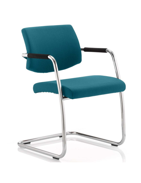 Havanna Visitor Office Chair Bespoke Colour Maringa Teal KCUP0295 - pic 33300 | FastDaddyshop