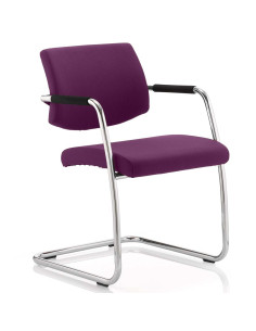 Havanna Visitor Office Chair Bespoke Colour Tansy Purple KCUP0296