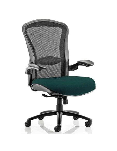 Houston Task Operator Office Chair Bespoke Seat In Maringa Teal KCUP0995 - pic 33324 | FastDaddyshop