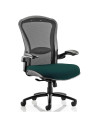 Houston Task Operator Office Chair Bespoke Seat In Maringa Teal KCUP0995