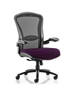 Houston Task Operator Office Chair Bespoke Seat In Tansy Purple KCUP0997