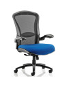Houston Task Operator Office Chair Bespoke Seat In Stevia Blue KCUP0998