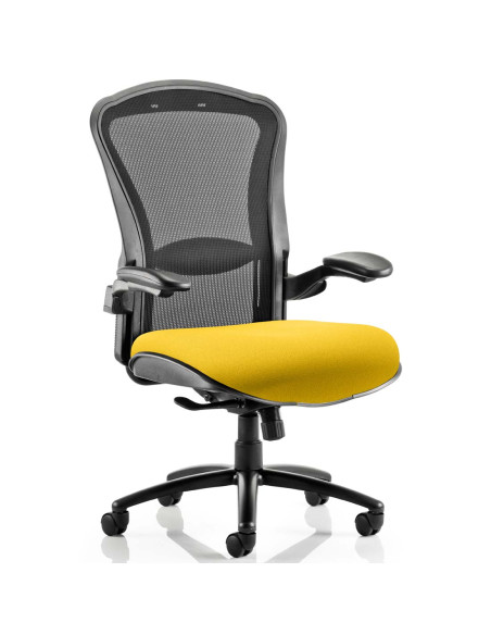 Houston Task Operator Office Chair Bespoke Seat In Senna Yellow KCUP0999 - pic 33348 | FastDaddyshop
