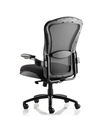 Houston Task Operator Office Chair Fabric Seat With Arms OP000181