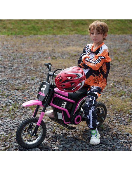 HOMCOM 24V Electric Motorbike, Dirt Bike, 16 Km/h Max. Speed, Pink 370-304V70PK - pic 33475 | FastDaddyshop
