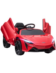 HOMCOM Mclaren Licensed Kids Electric Ride on Car with Butterfly Doors, 12V Powered Electric Car with Remote Control, Horn