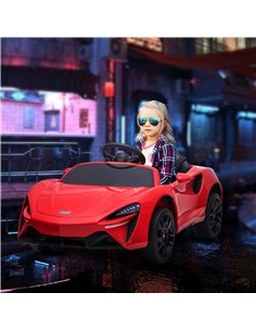 HOMCOM Mclaren Licensed Kids Electric Ride on Car with Butterfly Doors, 12V Powered Electric Car with Remote Control, Horn 2