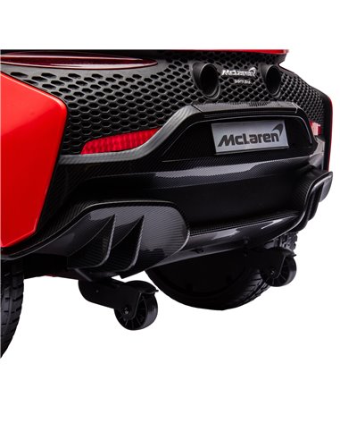 HOMCOM Mclaren Licensed Kids Electric Ride on Car with Butterfly Doors, 12V Powered Electric Car with Remote Control, Horn, Head