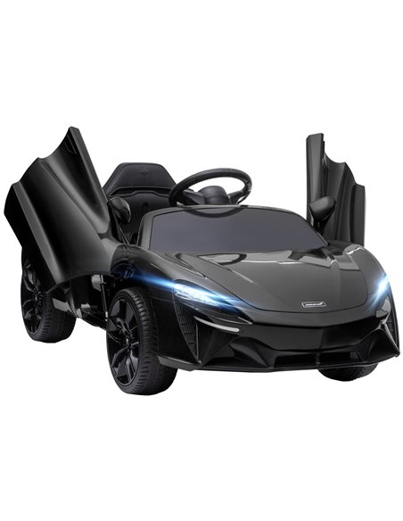 HOMCOM Mclaren Licensed Kids Electric Car with Remote Control, Black 370-265V70BK - pic 33501 | FastDaddyshop