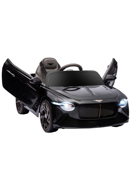 HOMCOM Bentley Bacalar Licensed 12V Kids Electric Car with Remote Control, Black 370-293V70BK - pic 33537 | FastDaddyshop