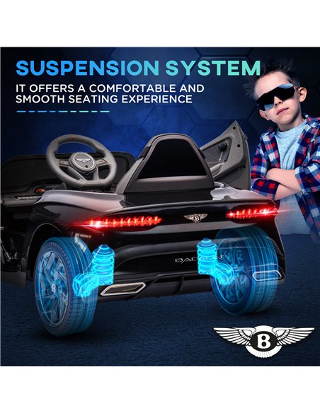HOMCOM Bentley Bacalar Licensed 12V Kids Electric Ride on Car w/ Remote Control, Powered Electric Car with Portable Battery, Mus - pic 33543 | FastDaddyshop