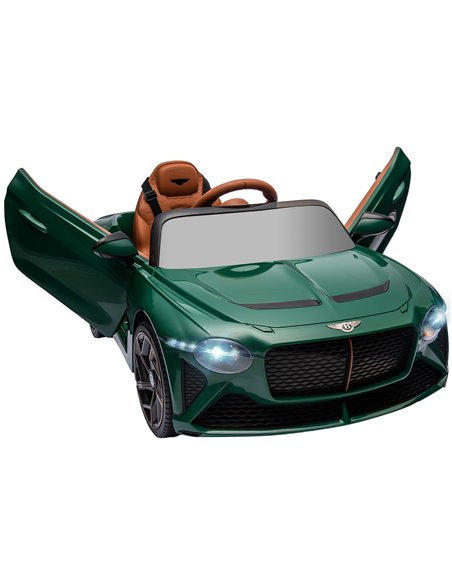 HOMCOM Bentley Bacalar Licensed 12V Kids Electric Car with Remote Control, Green 370-293V70GN - pic 33546 | FastDaddyshop