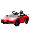 HOMCOM Lamborghini Licensed 12V Kids Electric Car with Remote, Red 370-306V70RD