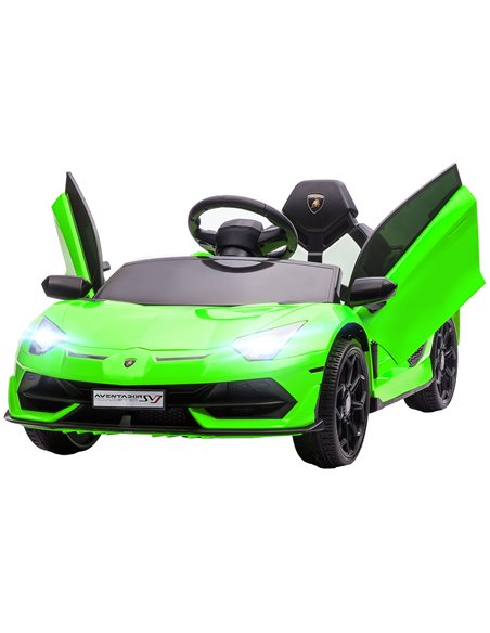 HOMCOM Lamborghini Licensed 12V Kids Electric Car with Remote, Green 370-306V70GN - pic 33627 | FastDaddyshop