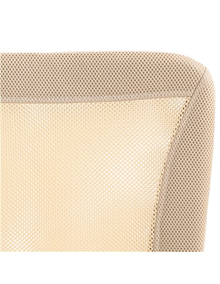 Vinsetto Computer Desk Chair, Mesh Office Chair with Adjustable Height and Swivel Wheels, Armless Study Chair, Beige 921-226V70B - pic 33695 | FastDaddyshop