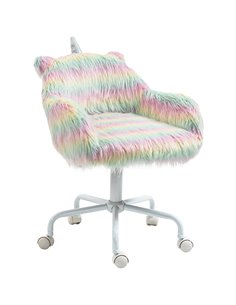 Vinsetto Unicorn Home Office Desk Chair, Colourful 833-940V71WT