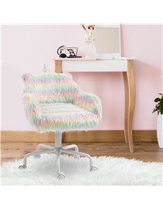 Vinsetto Unicorn Home Office Desk Chair, Colourful 833-940V71WT 2