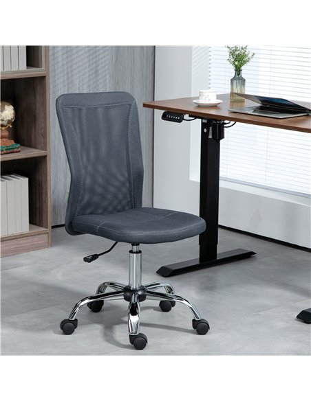 Vinsetto Computer Office Desk Chair with Adjustable Height, Dark Grey 921-226V70CG - pic 33709 | FastDaddyshop