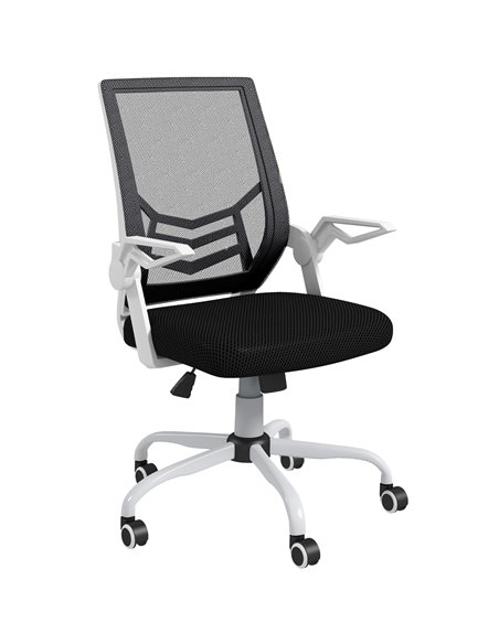 Vinsetto Mesh Computer Desk Office Chair with Lumbar Back Support, Black 921-547V70BK - pic 33744 | FastDaddyshop